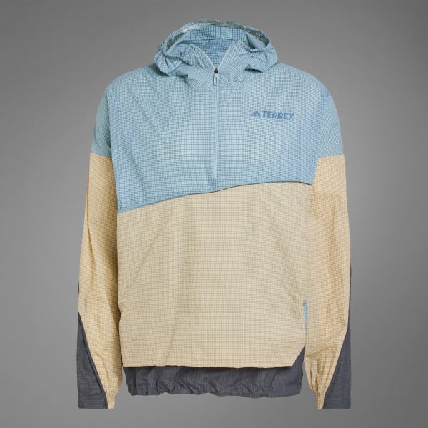 adidas Terrex Xploric Wind Anorak - Grey | Free Shipping