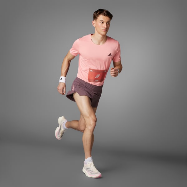 Purple Adizero Running Gel Short