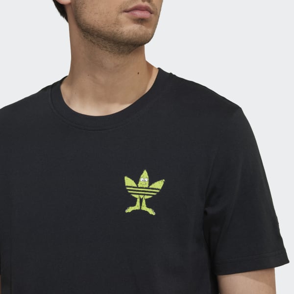 Schwarz Graphic Fun T-Shirt