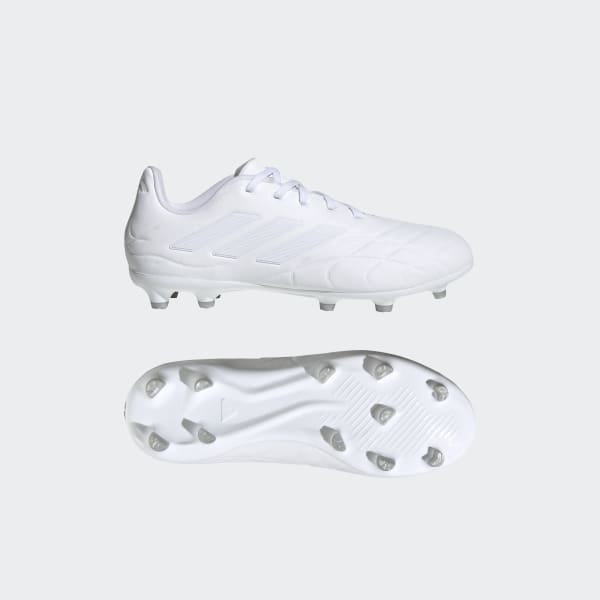 Distante Enfriarse reunirse ⚽️ adidas Copa Pure.3 Firm Ground Soccer Cleats - White | Kids' Soccer |  adidas US ⚽️