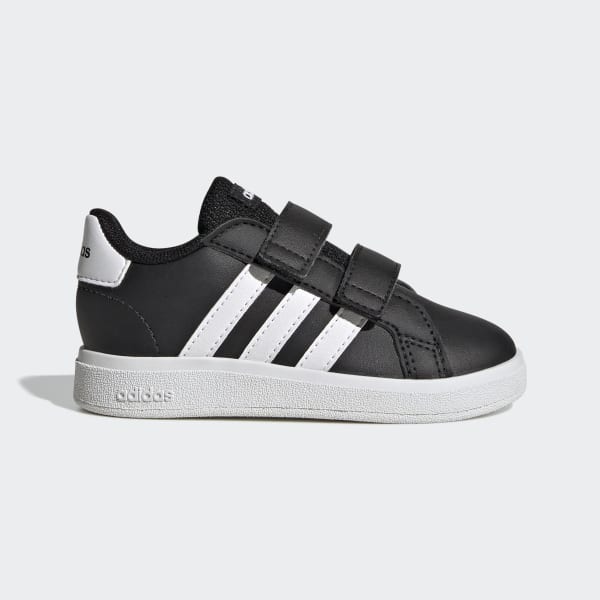 Negro Zapatilla Grand Court Lifestyle Hook and Loop