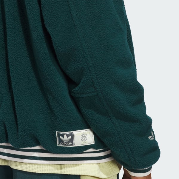 アディダス Hoop York City コーチ ジャケット - グリーン