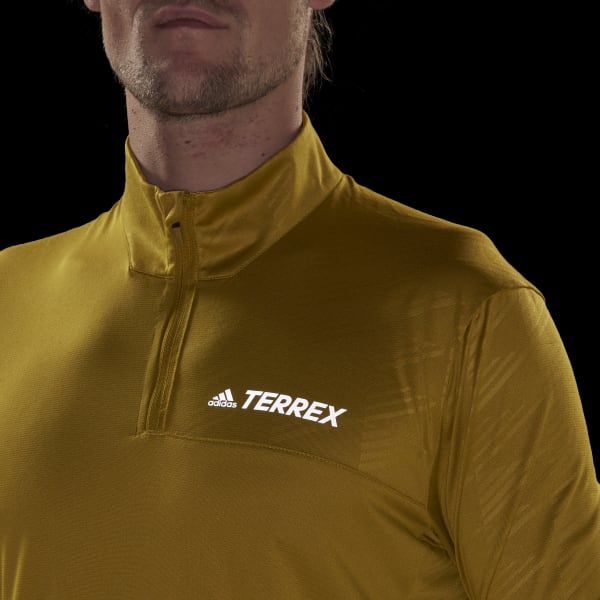 Verde T-shirt Terrex Multi Half-Zip IE782
