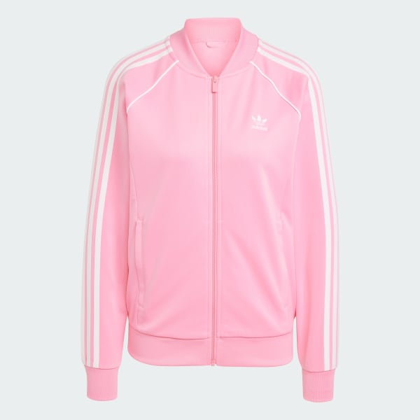 Adidas sst track jacket light pink store