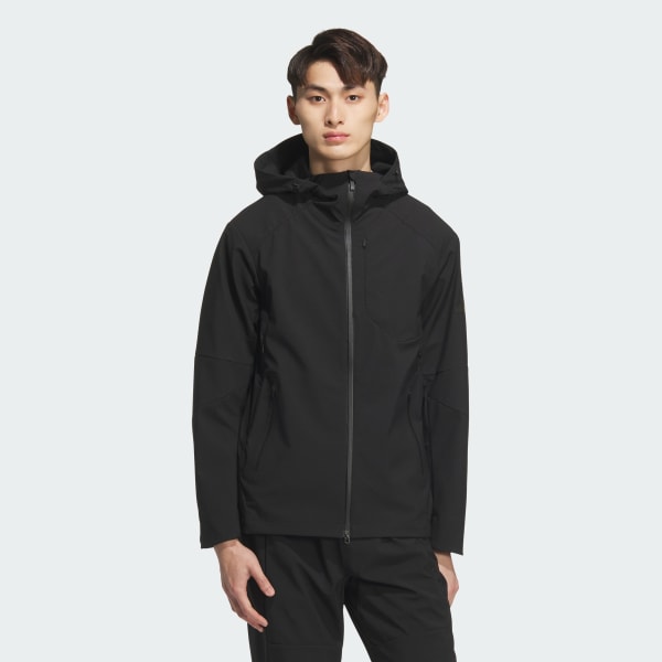 プレミアム スポーツ 圧着加工フリースウーブン フードジャケット