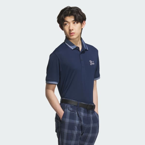 ブルー 【ゴルフ】HEAT. RDY 半袖ポロシャツ