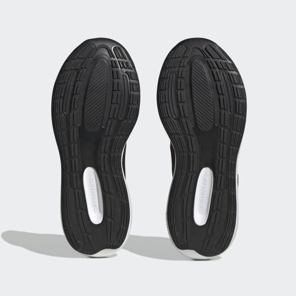 Zwart Runfalcon 3.0 Sport Running Schoenen met Elastische Veters en Klittenband