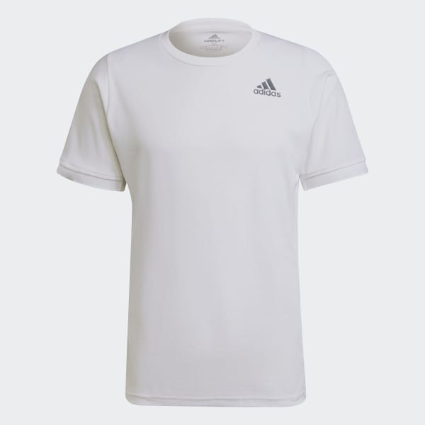 Bianco T-shirt da tennis Freelift SH045