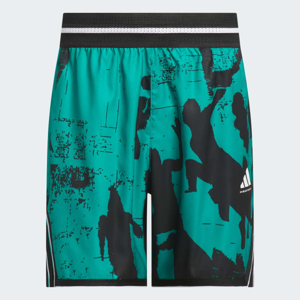 mau-xanh-la Quần Short Phủ Họa Tiết adidas Crazy Lite