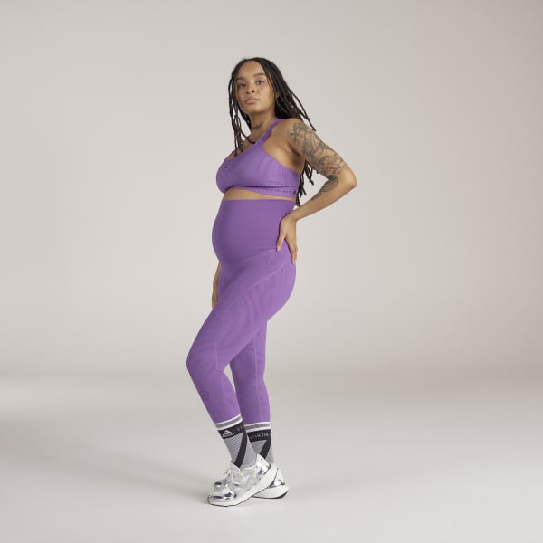 Purple adidas by Stella McCartney High Support Maternity Nursing Bra