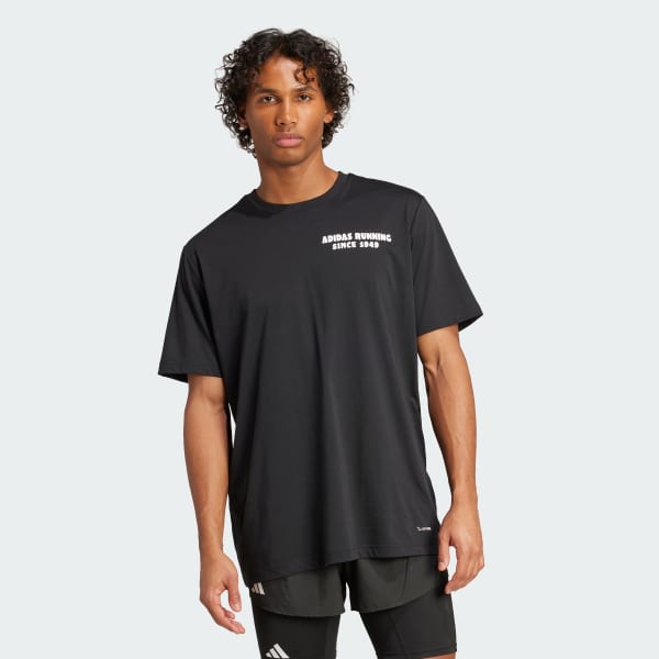 Black Running Tacos Later Graphic Tee