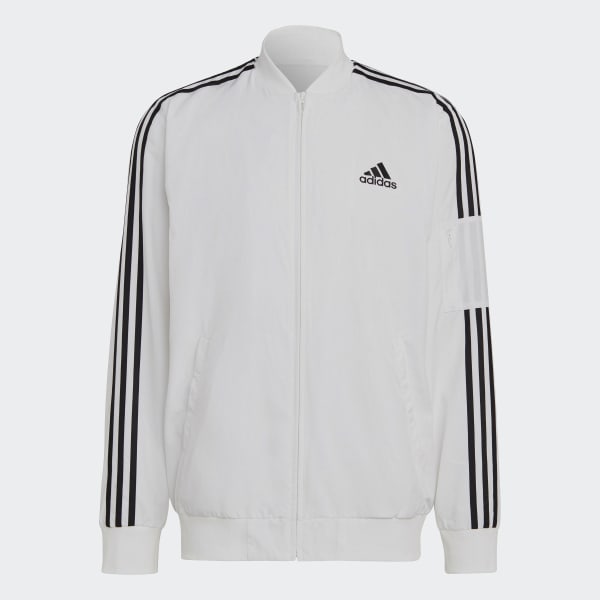 Chamarra Deportiva Essentials 3 Franjas Tejida