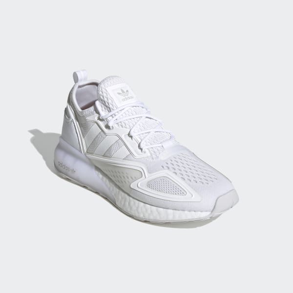 white adidas boost shoes