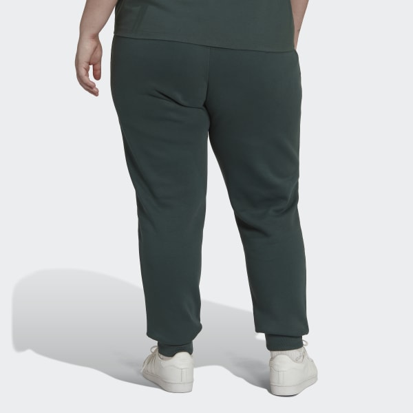 adidas Adicolor Essentials Fleece Slim Joggers (Plus Size) - Green |  Women\'s Lifestyle | adidas US