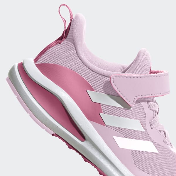 ❤︎ fun❤︎ adidas FortaRun Elastic Lace Top Strap Running Shoes - Pink