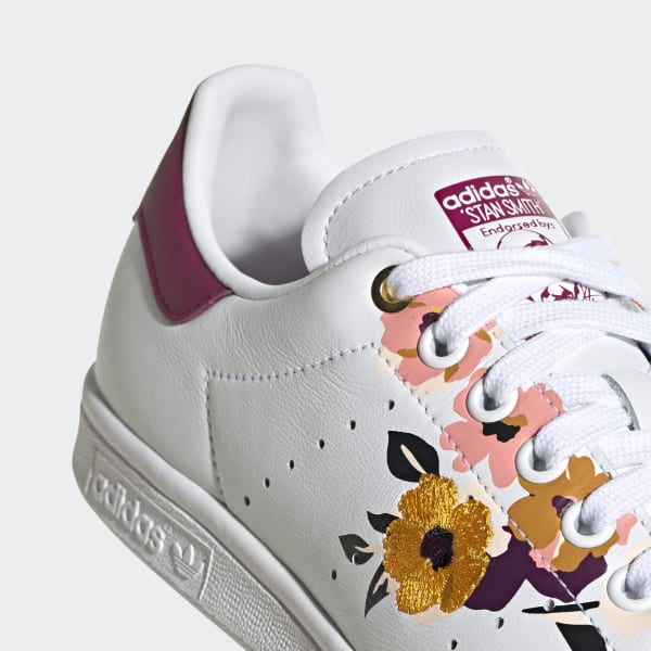 adidas stan smith flower embroidery