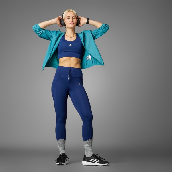 Azul Mallas Running Essentials Largo 7/8