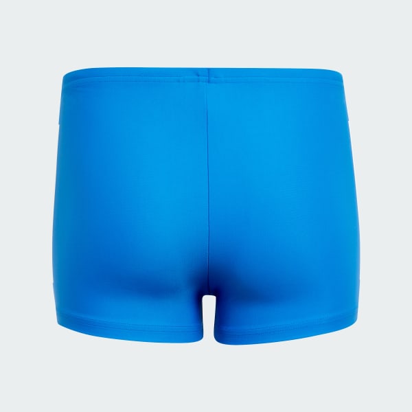 blauw 3-Stripes Zwemboxer Kids