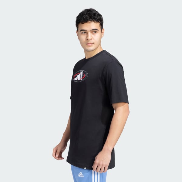 Black Hot Orbital Ring CB Tee