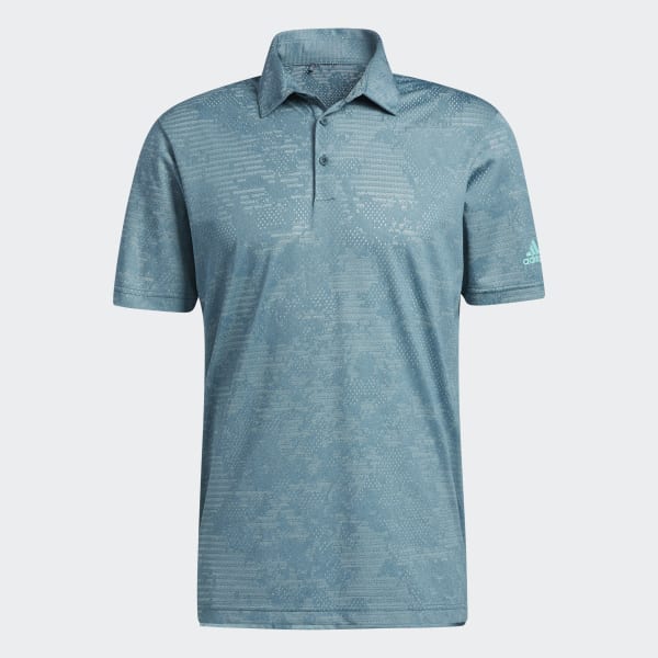 adidas Camo Polo Shirt - Turquoise | Men's Golf | adidas US