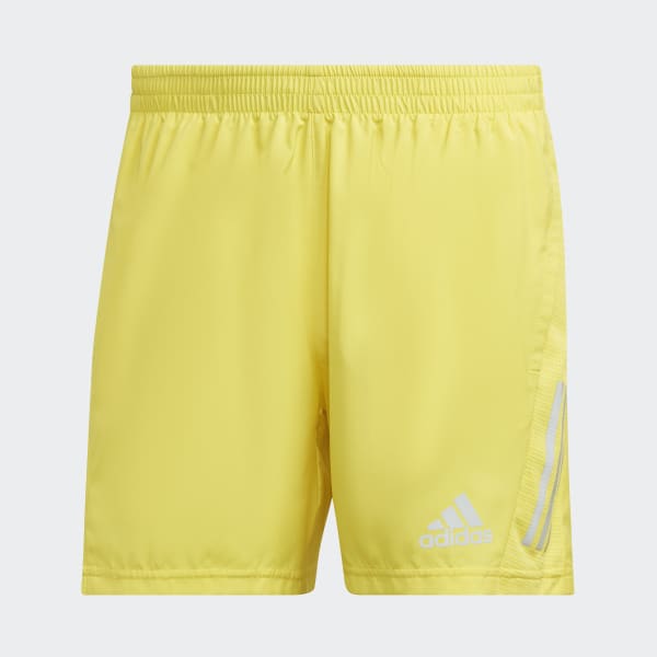 Yellow adidas shorts mens discount