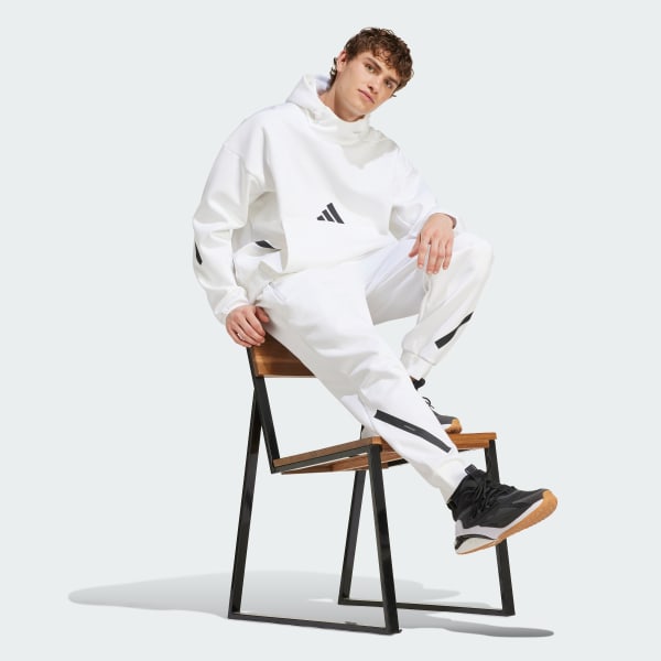 White Z.N.E. Tracksuit Bottoms