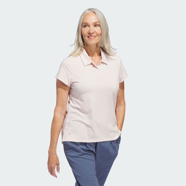 Pink Go-To Heathered Polo Shirt