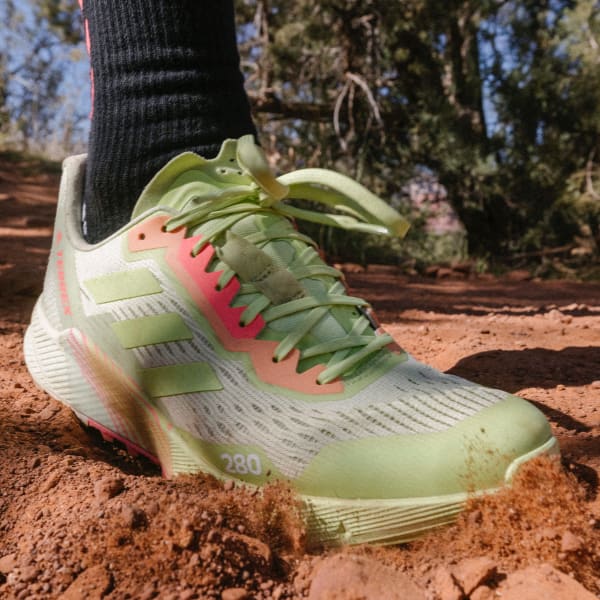 adidas Terrex Agravic Flow 2 Trail Running Shoes - Green | women