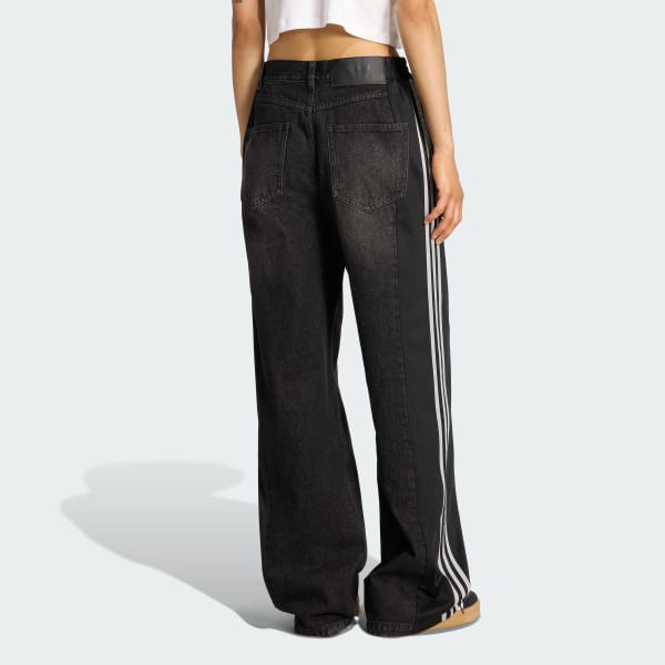 Μαύρο Παντελόνι denim adidas Originals Athletic Dept Firebird