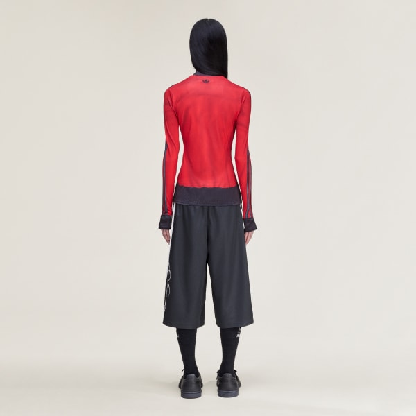 Vermelho Jaqueta Baby Look Look Baselayer adidas by Avavav