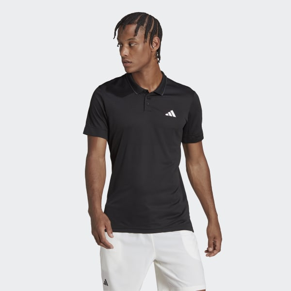 zwart Tennis FreeLift Poloshirt