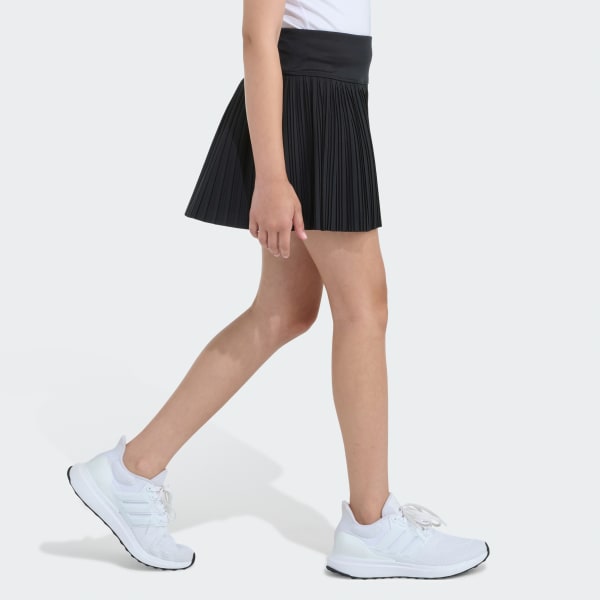 noir JUPE-SHORT TOILE PLISSÉE