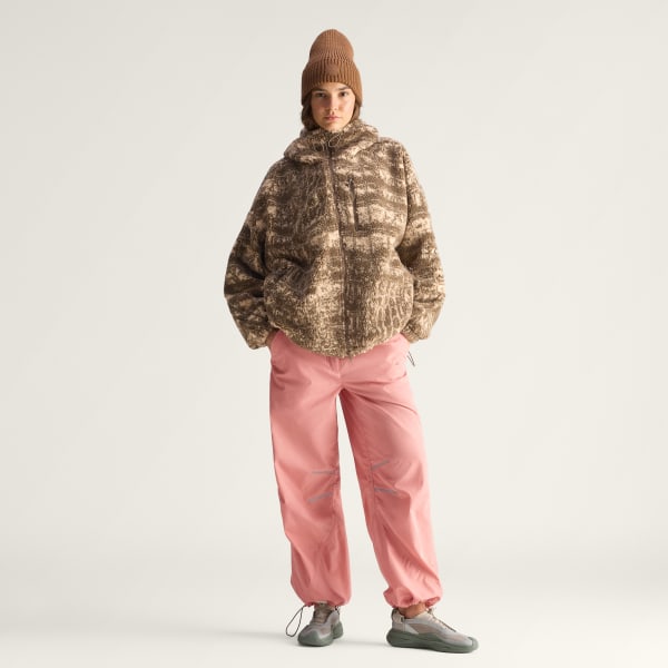 adidas By Stella McCartney Full-Zip Printed Winter Fleece - Beige