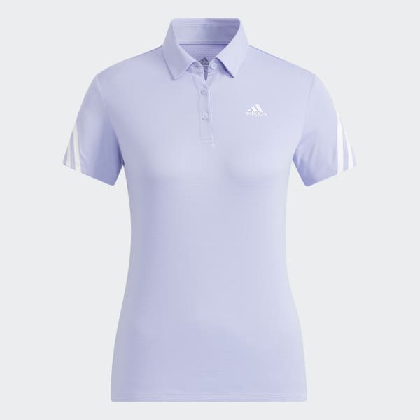 Purple Primegreen HEAT.RDY 3-Stripes Polo Shirt BO219