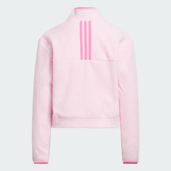 Pink Performance kvart lynlås polarfleece til børn
