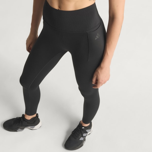 Black Optime Power 7/8 Leggings