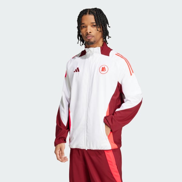 Λευκό AS Roma Tiro 24 Competition Presentation Jacket