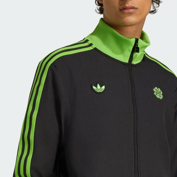 adidas Celtic FC Terrace Icons Track Top Black adidas Ireland