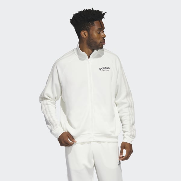 wanhoop Factureerbaar Echter adidas Basketball Select Jacket - White | Men's Basketball | adidas US