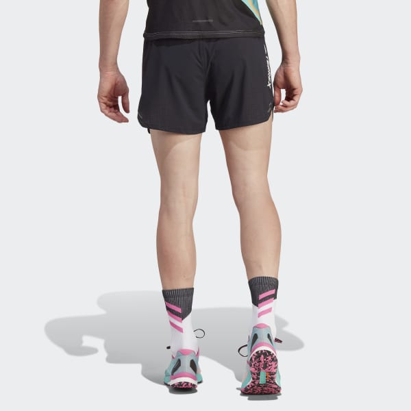 adidas Synthetik TERREX Primeblue Trail Running Shorts in Schwarz Damen Bekleidung Kurze Hosen Mini Shorts 