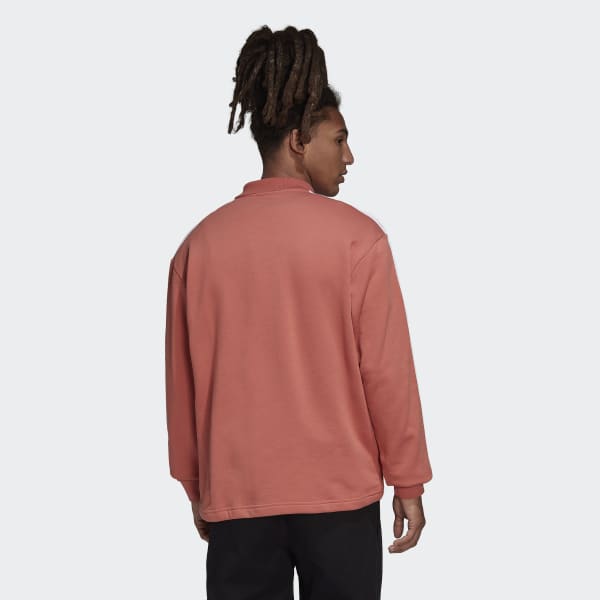 Brun Adicolor 3-Stripes Long Sleeve Polo Sweatshirt KO025