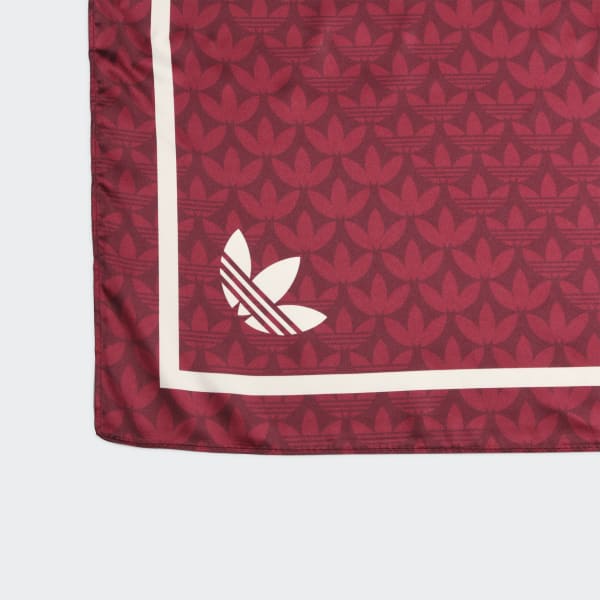 Bordeaux Foulard Trefoil Jacquard Monogram