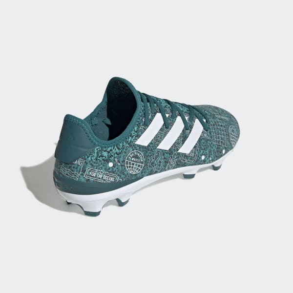 Turquoise Gamemode Knit Firm Ground Voetbalschoenen LUY20