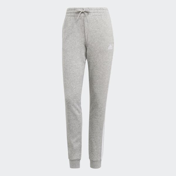 adidas Essentials French Terry 3 Stripes Pants Grey adidas Thailand