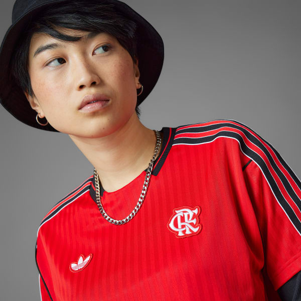 Camisa Flamengo Adidas Icon Camisa Flamengo Adidas Icons Preta