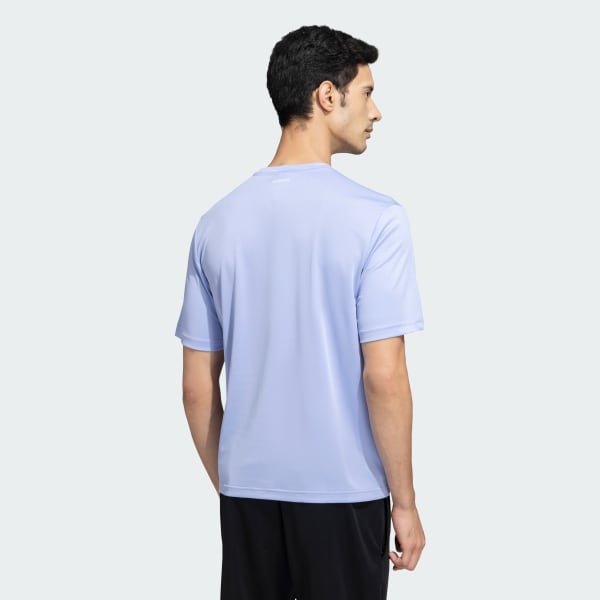 Blue adidas AEROREADY Training Tee