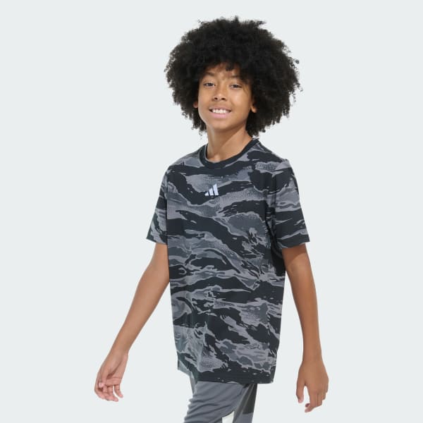 Adidas Short Sleeve Tiger Camo-Print Tee WHERE TO BUY