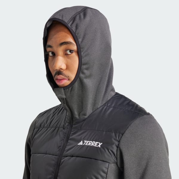 adidas Terrex Multi Hybrid Insulated Hooded Jacket - Black | Men\'s Hiking |  adidas US