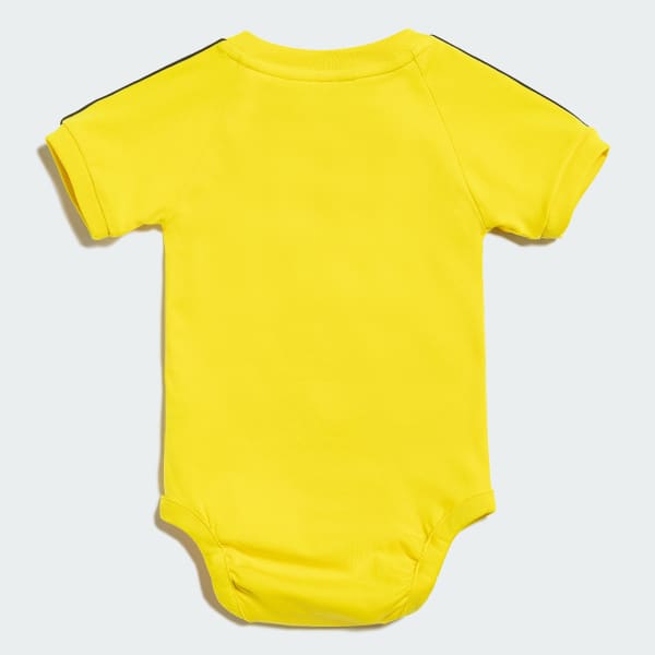 Yellow 아디다스 오리지널스 x 스마일리 월드 3S 바디수트