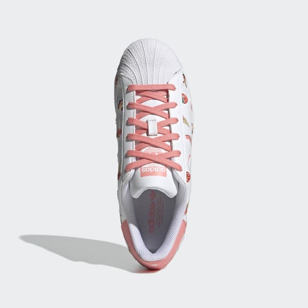 Adidas superstar shop weave dames wit